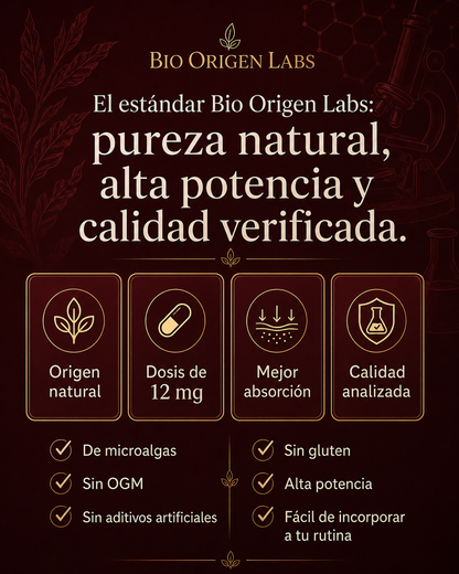 Bio Origen Labs Astaxantina 12 mg + MCT